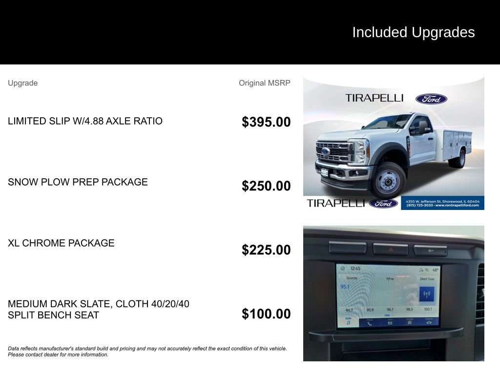 Used 2024 Ford F450 XL w/ Snow Plow Prep Package image 12