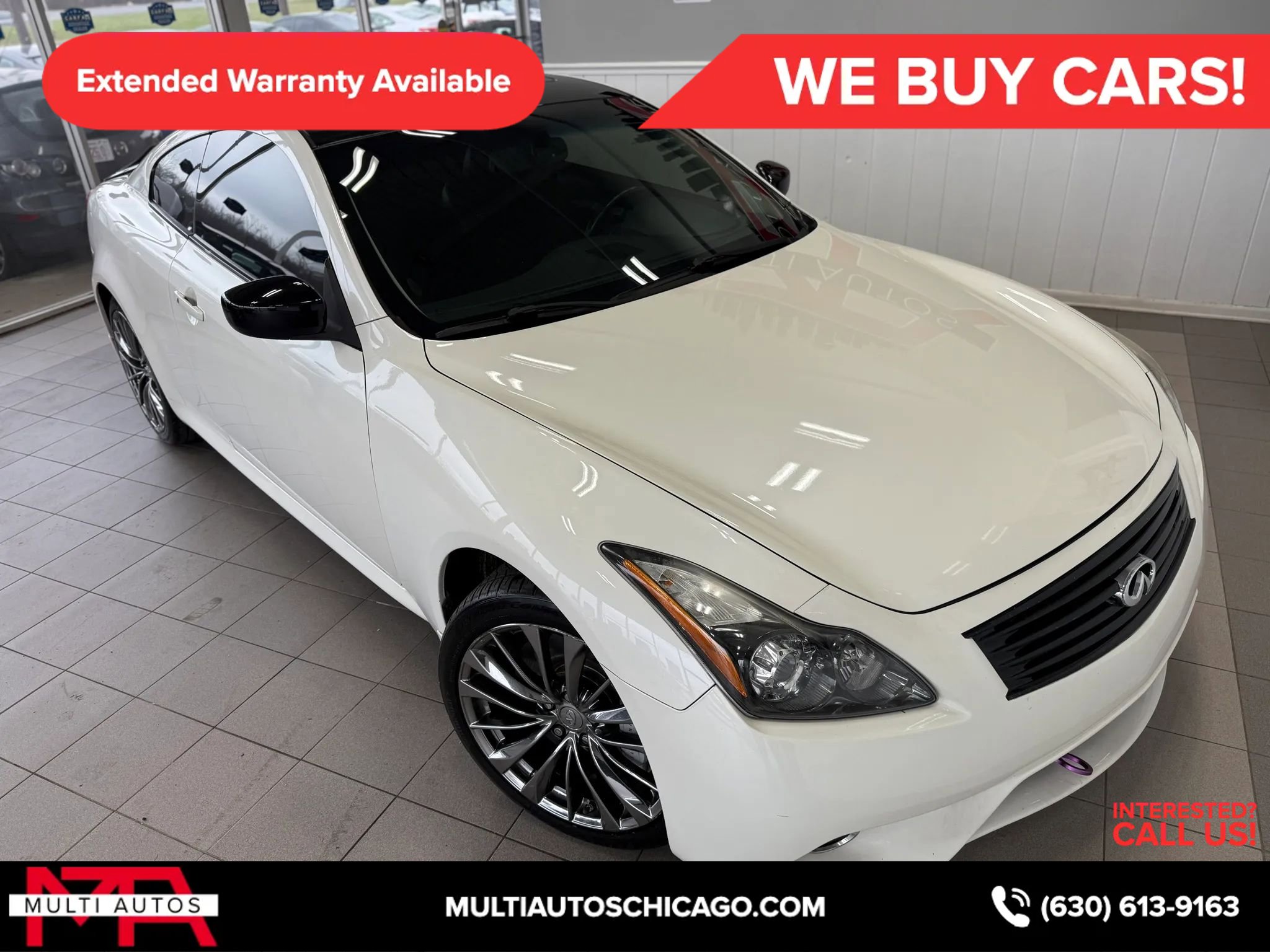 Used 2015 INFINITI Q60 AWD Coupe w/ Premium Package image 3