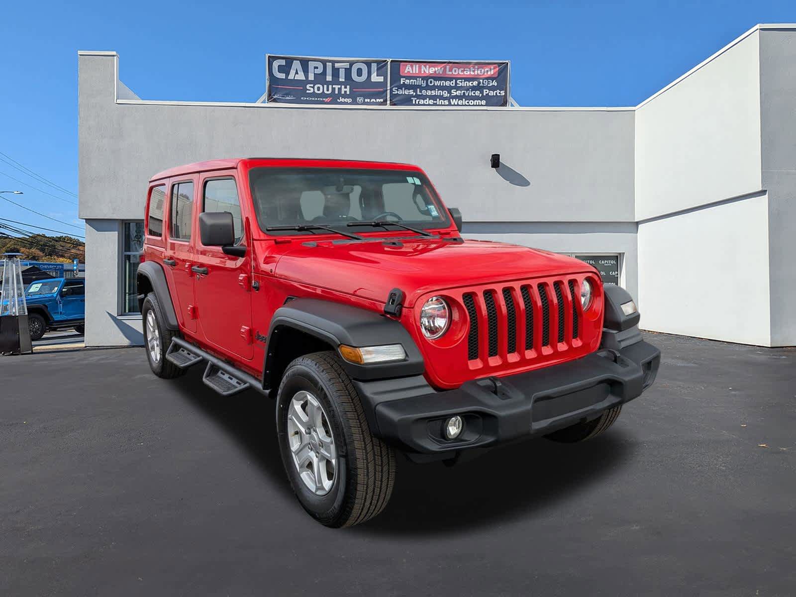 Certified 2022 Jeep Wrangler Unlimited Sport w/ Sun And Sound Package AWD/4WD video 1