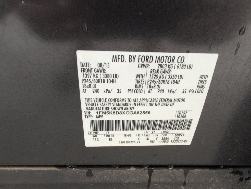 Used 2016 Ford Explorer XLT w/ Equipment Group 202A AWD/4WD image 44