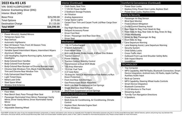 Used 2023 Kia K5 LXS FWD image 30