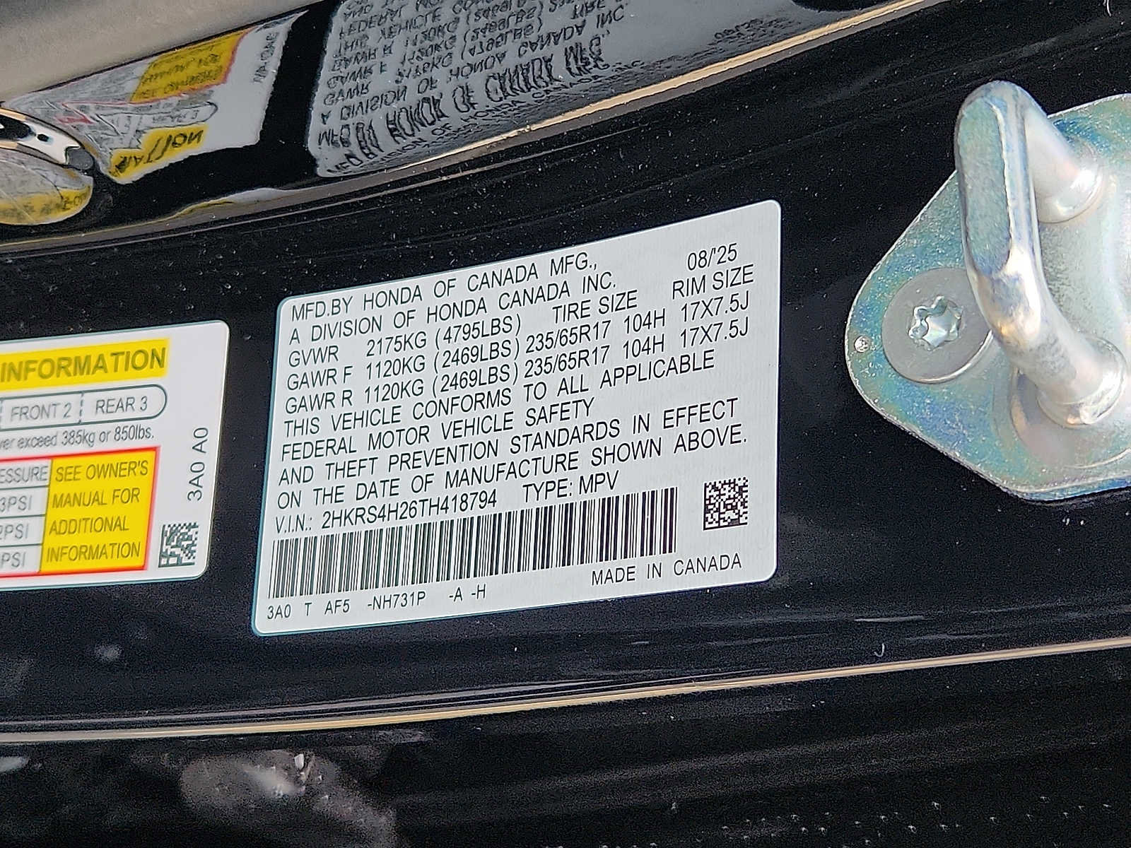 Certified 2026 Honda CR-V LX image 27