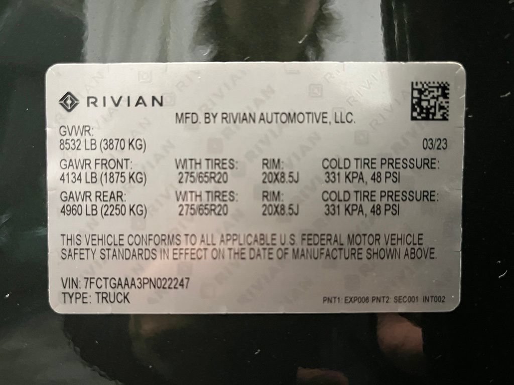 Used 2023 Rivian R1T Adventure AWD/4WD image 24