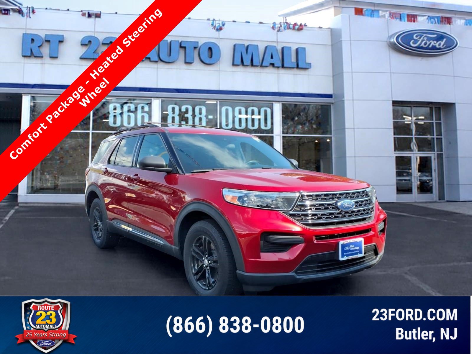 Certified 2020 Ford Explorer XLT w/ Comfort Package AWD/4WD image 1