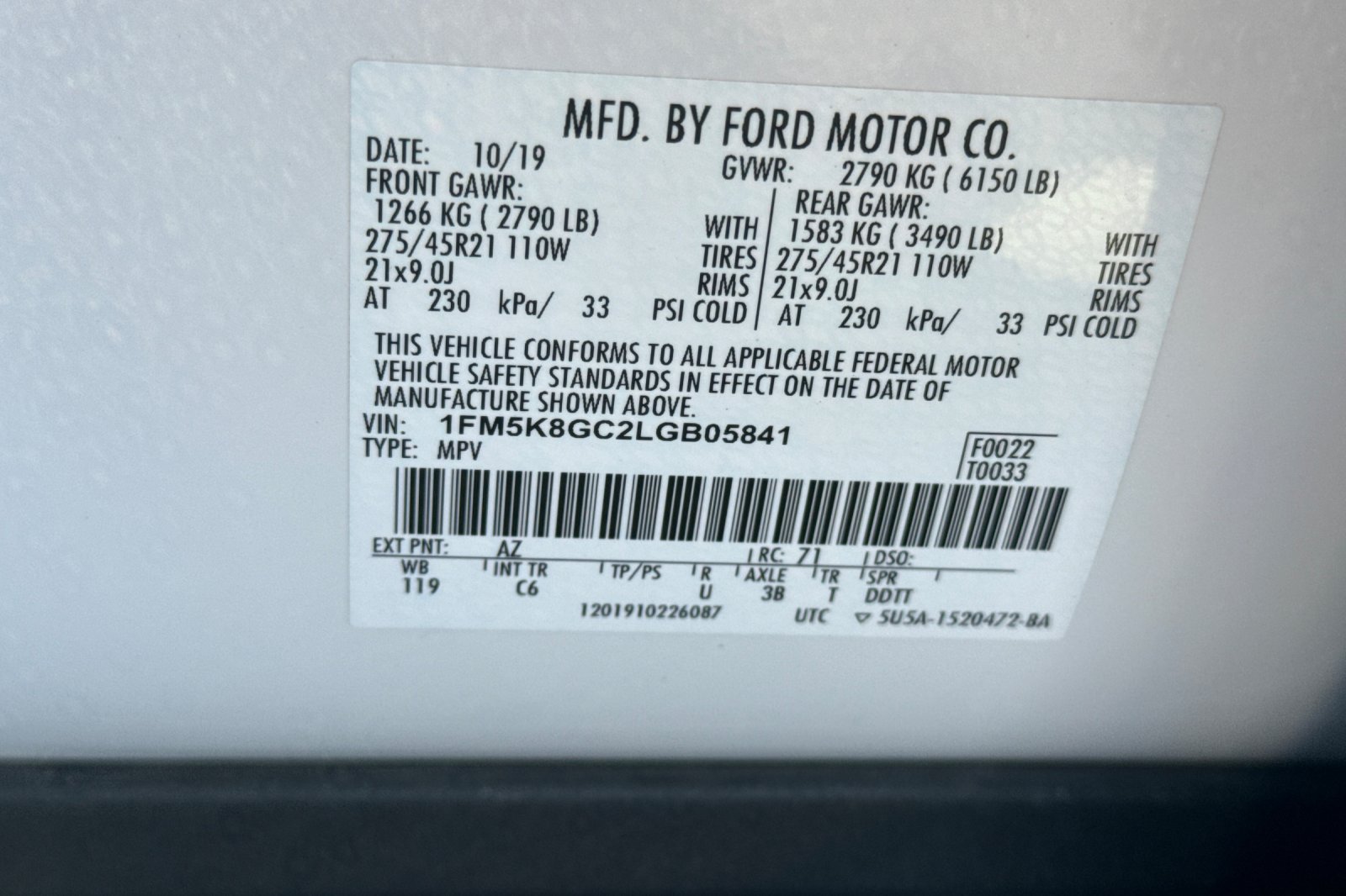 Used 2020 Ford Explorer ST w/ ST Street Pack AWD/4WD image 29