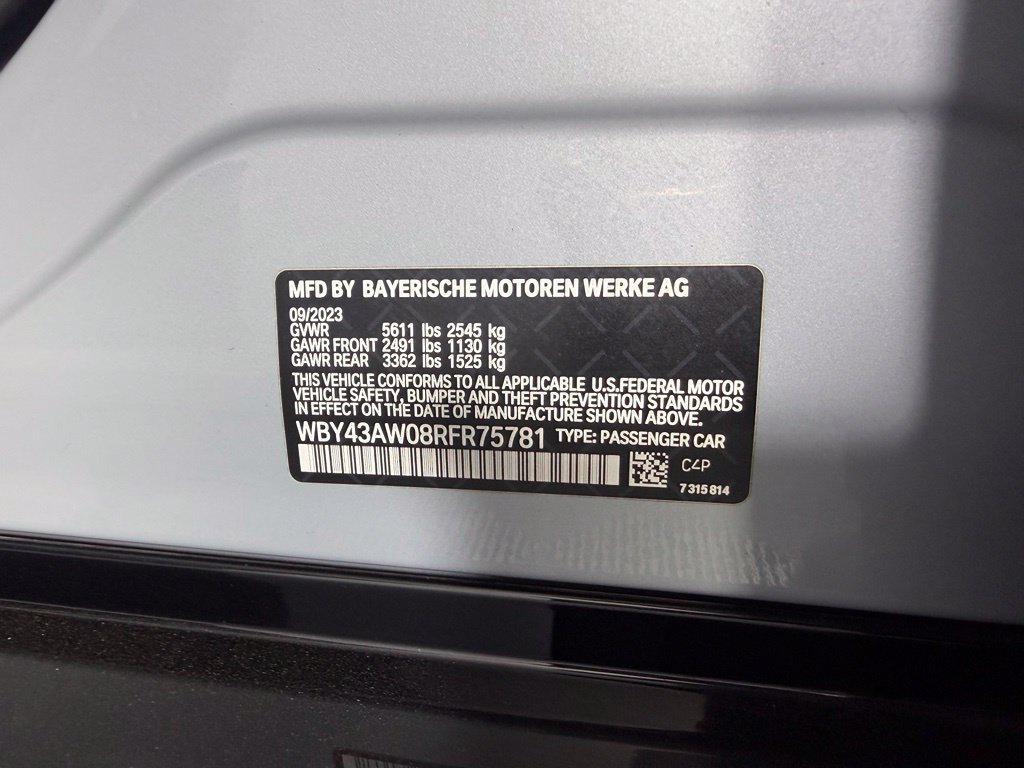 Used 2024 BMW i4 eDrive35 w/ M Sport Package RWD image 25