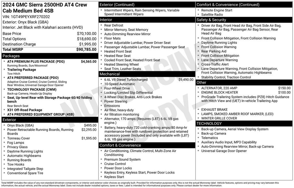 Certified 2024 GMC Sierra 2500 AT4 w/ AT4 Premium Plus Package AWD/4WD image 44