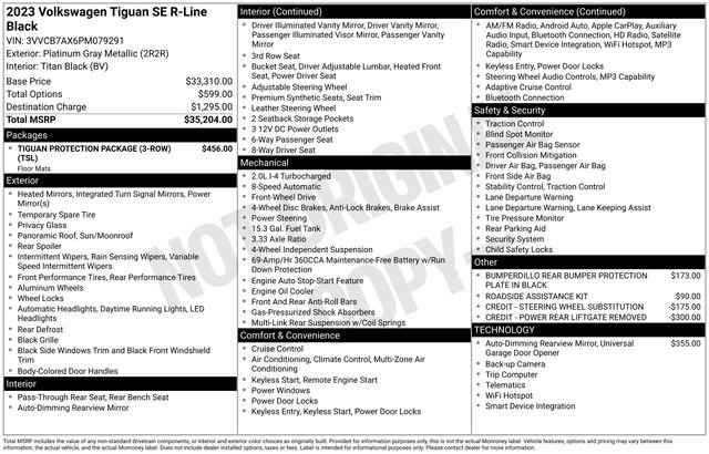 Used 2023 Volkswagen Tiguan SE R-Line FWD image 5