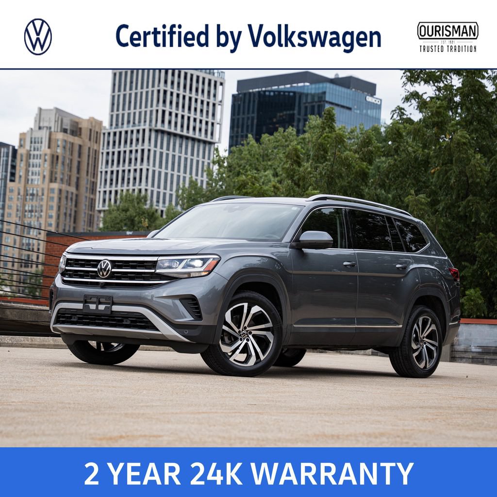 Certified 2021 Volkswagen Atlas SEL Premium AWD/4WD image 1