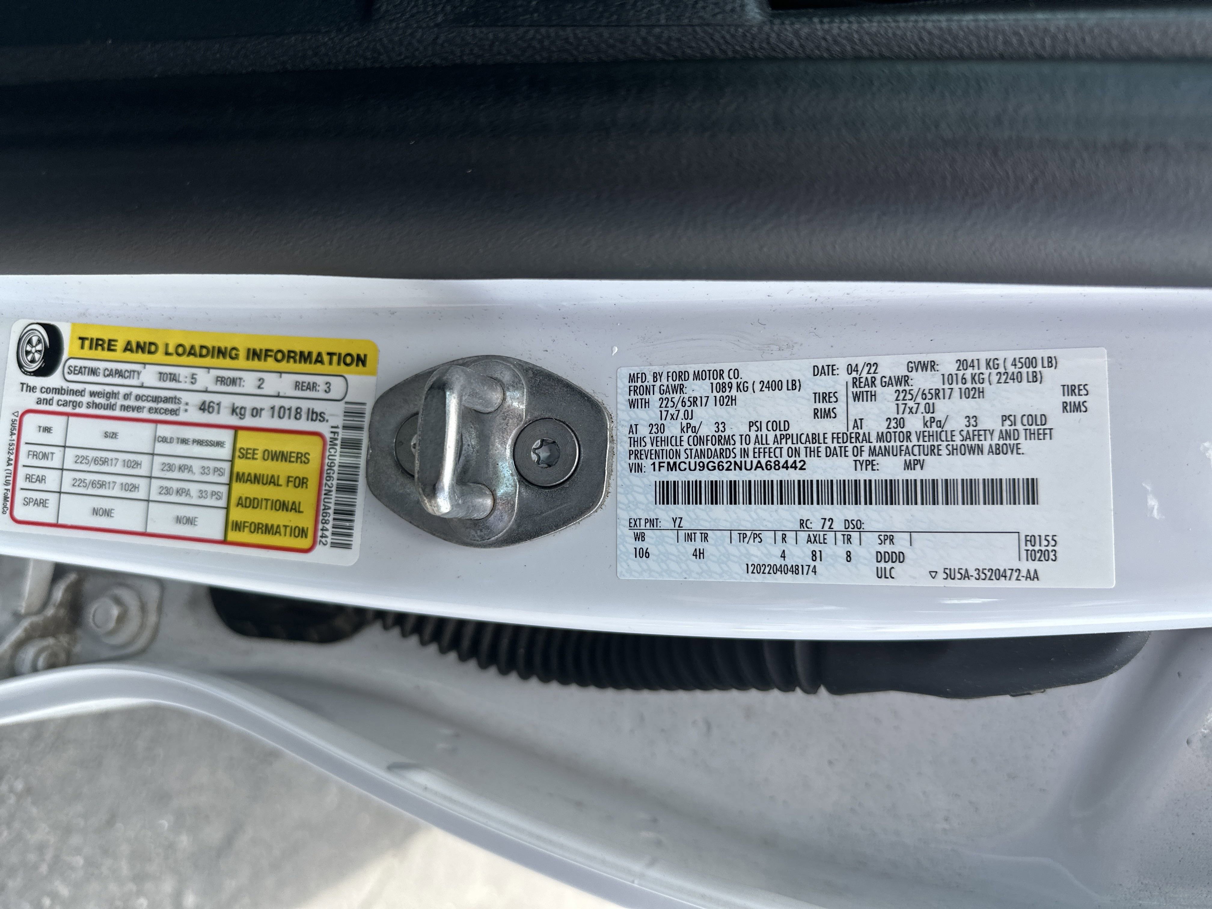 Used 2022 Ford Escape SE image 22