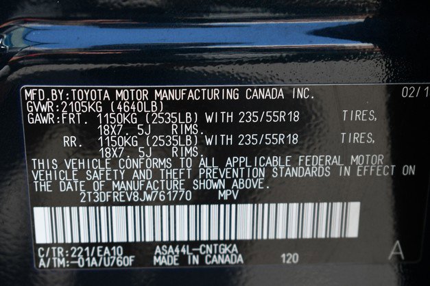 Used 2018 Toyota RAV4 Platinum AWD/4WD image 34