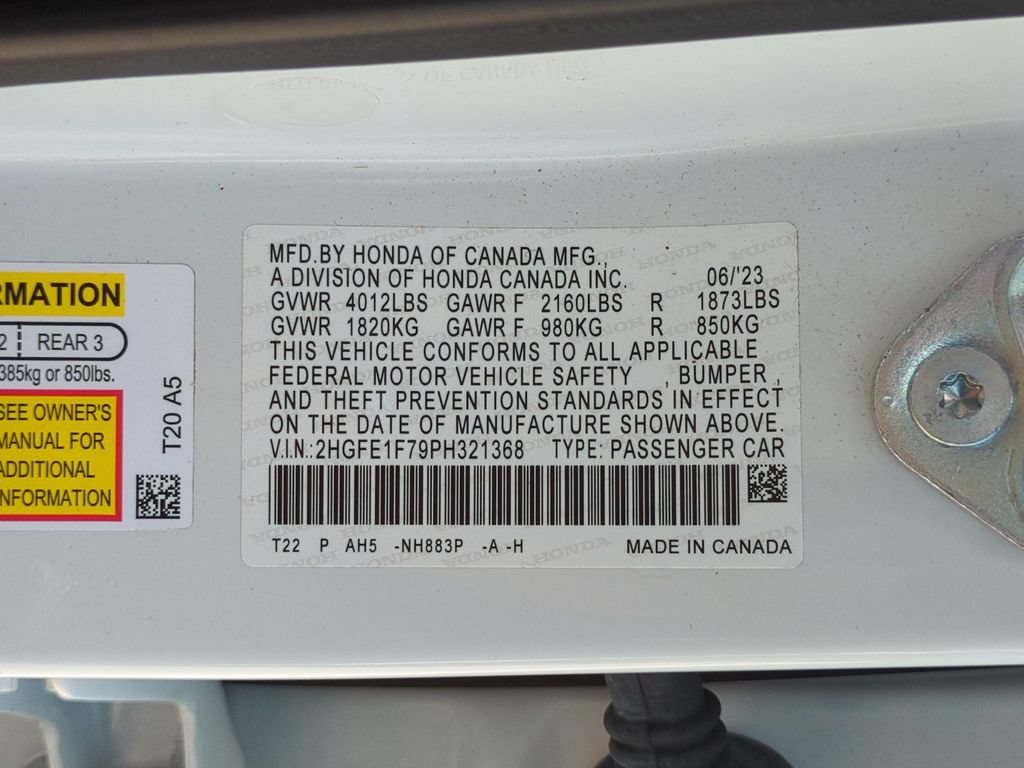 Used 2023 Honda Civic EX image 22