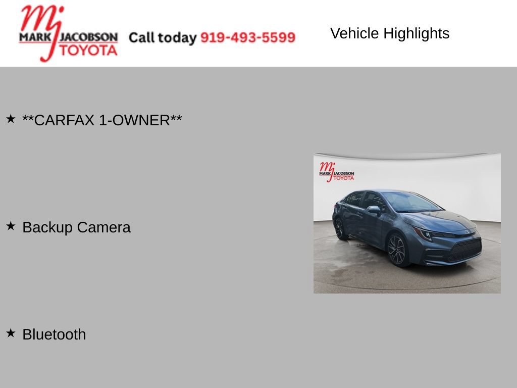 Used 2022 Toyota Corolla SE FWD image 6