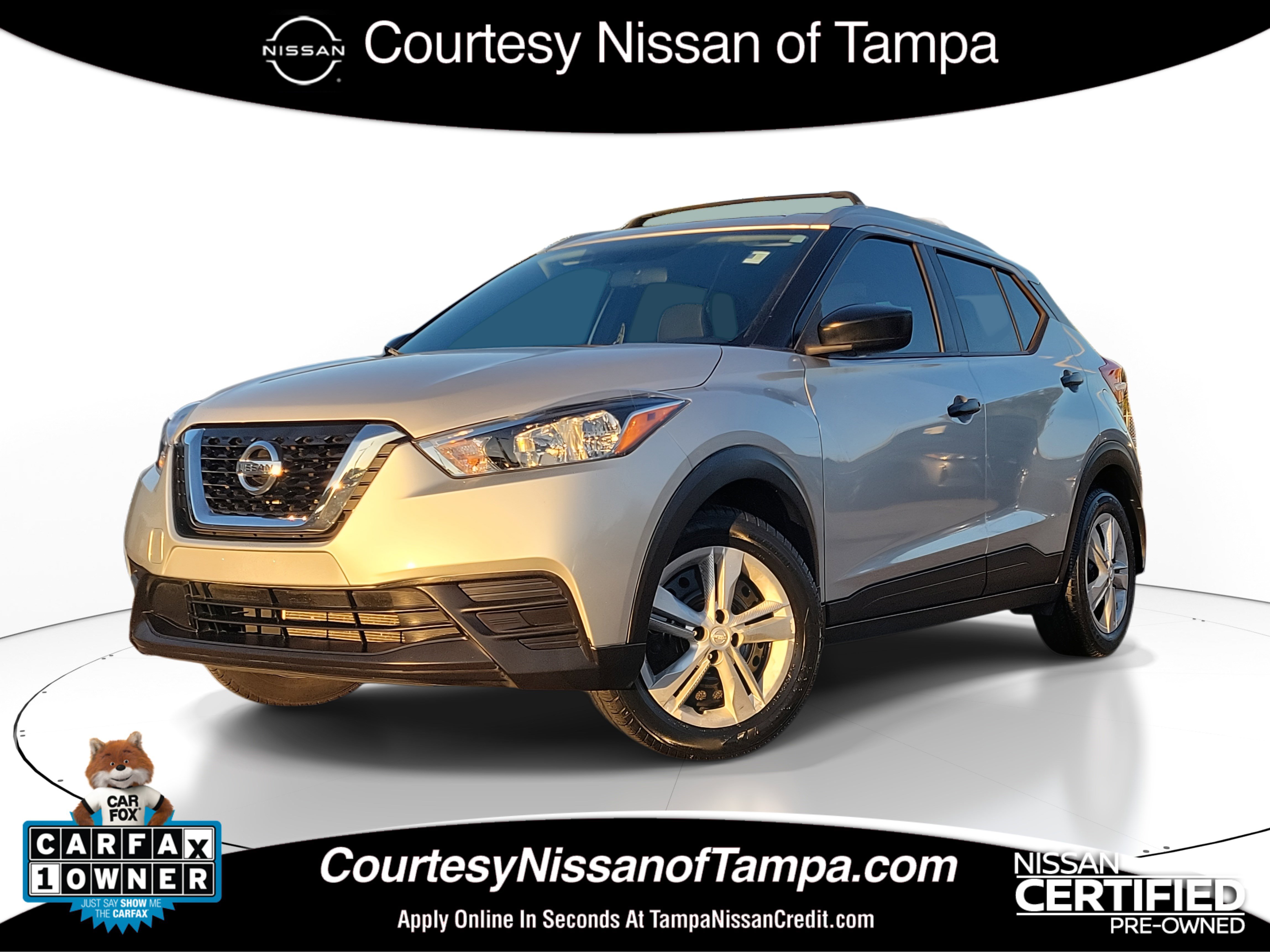 Certified 2018 Nissan Kicks S w/ Exterior Package
