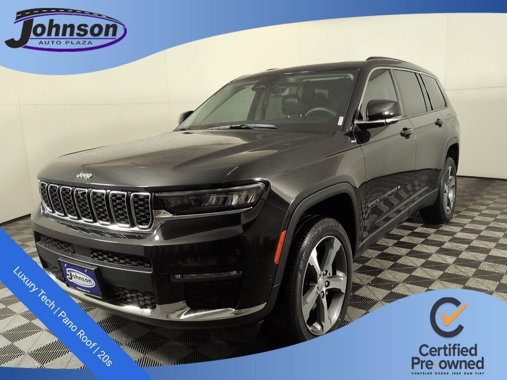 Certified 2023 Jeep Grand Cherokee L Limited w/ Luxury Tech Group II AWD/4WD image 1