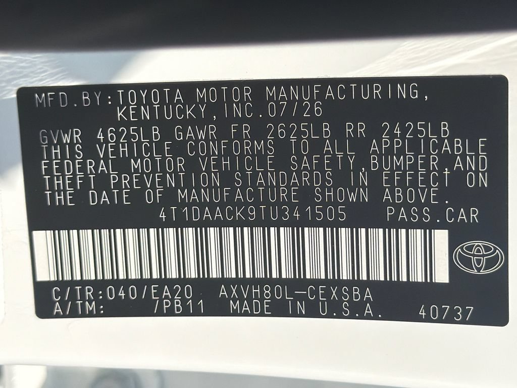 New 2026 Toyota Camry Hybrid FWD image 36