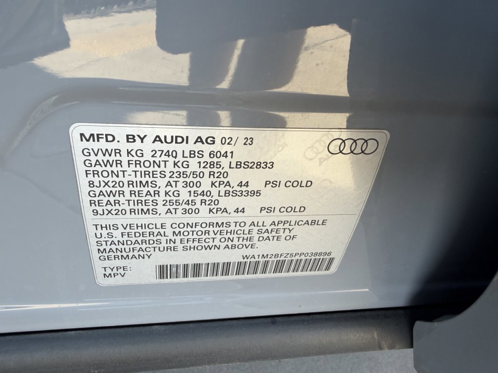 Used 2023 Audi Q4 e-tron Prestige w/ Black Optic Package image 46