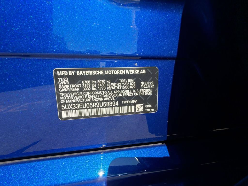 Used 2024 BMW X5 M60i w/ Parking Assistance Package AWD/4WD image 29