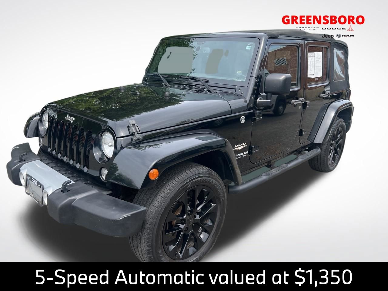 Used 2015 Jeep Wrangler Unlimited Sahara w/ Connectivity Group