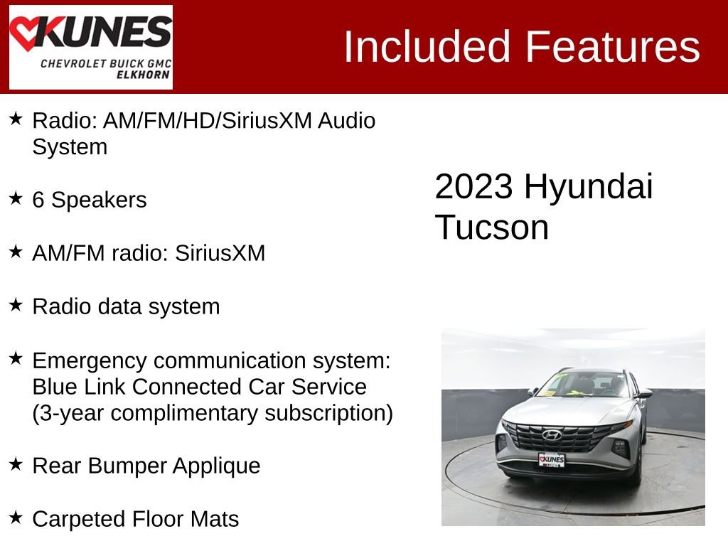 Used 2023 Hyundai Tucson Blue image 3