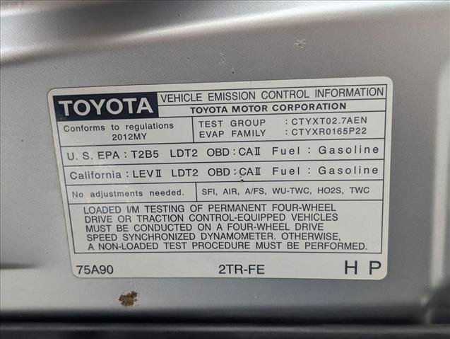Used 2012 Toyota Tacoma 2WD Access Cab w/ SR5 Pkg image 21