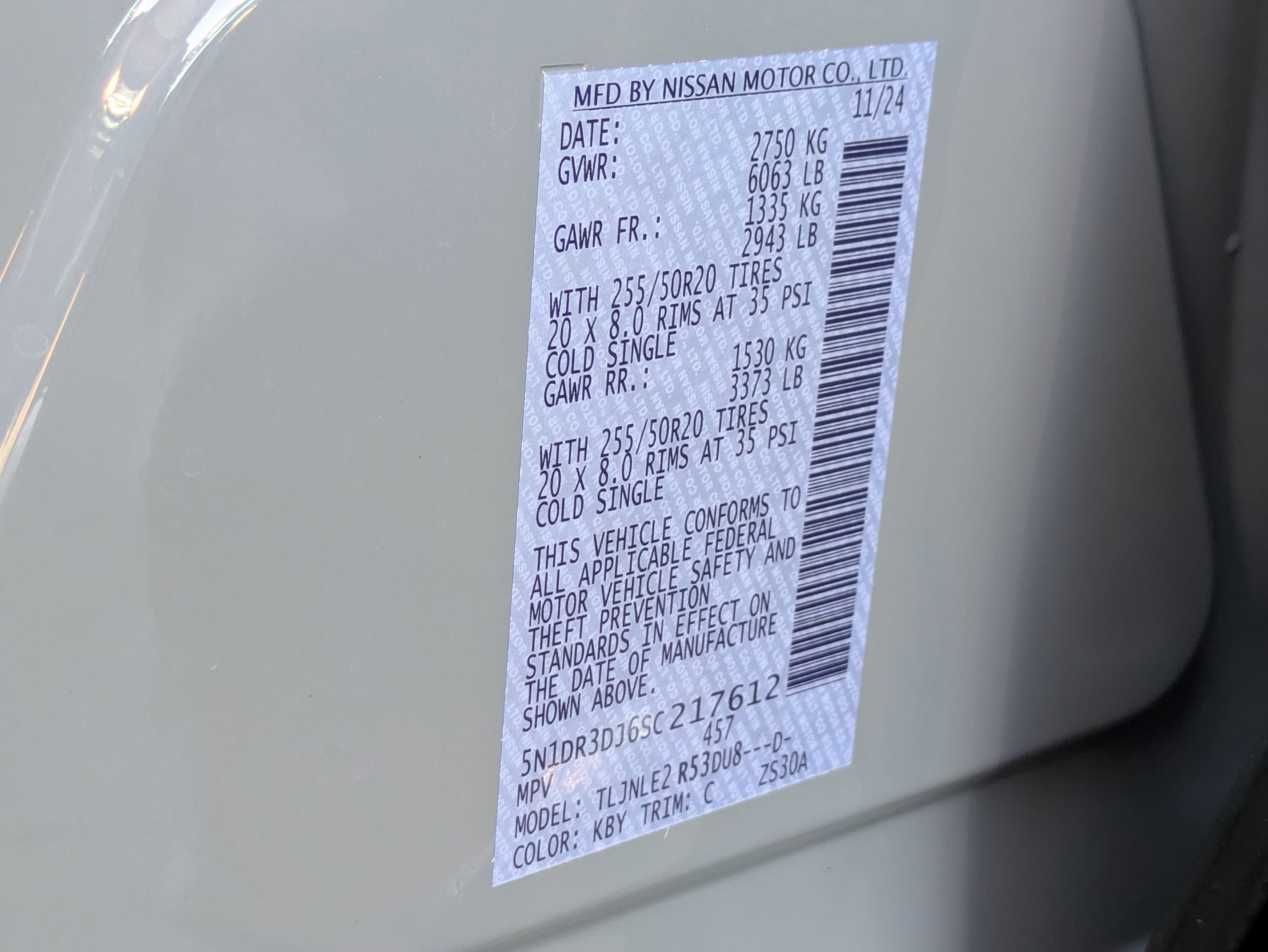 New 2025 Nissan Pathfinder Platinum w/ Cargo Package image 38