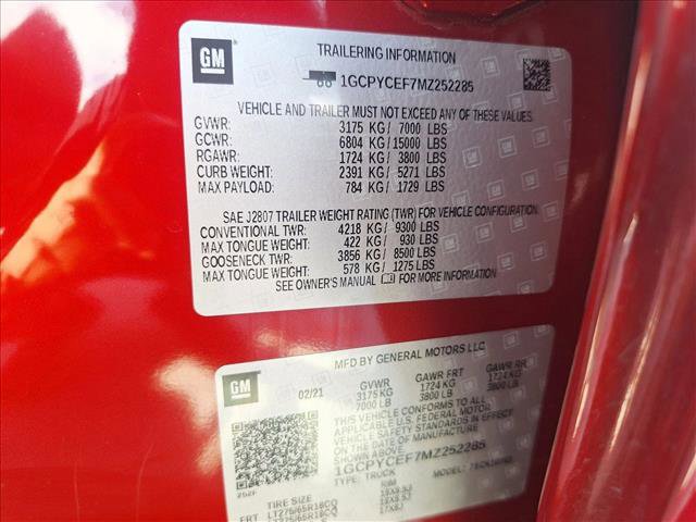 Used 2021 Chevrolet Silverado 1500 Custom Trail Boss image 22