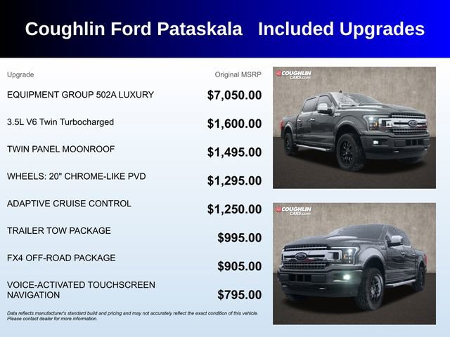 Used 2019 Ford F150 Lariat w/ Equipment Group 502A Luxury image 3