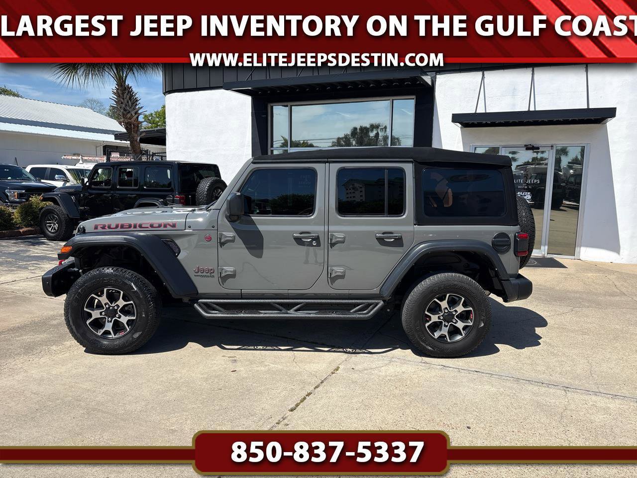 Used 2022 Jeep Wrangler Unlimited Rubicon w/ Steel Bumper Group image 1