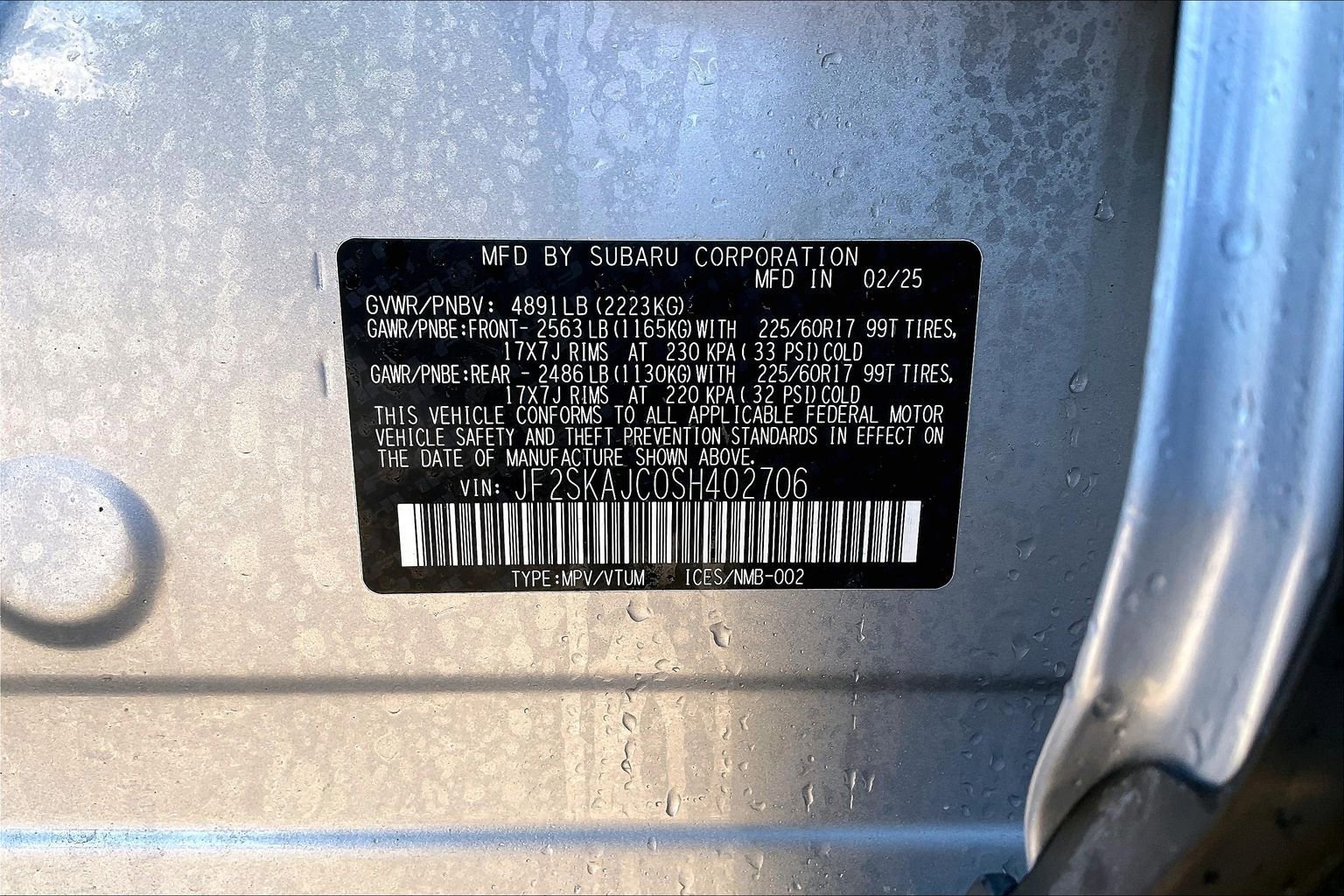 Certified 2025 Subaru Forester Wilderness image 33