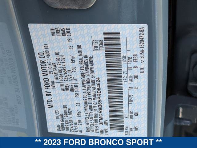 Certified 2023 Ford Bronco Sport Big Bend w/ Convenience Package image 24