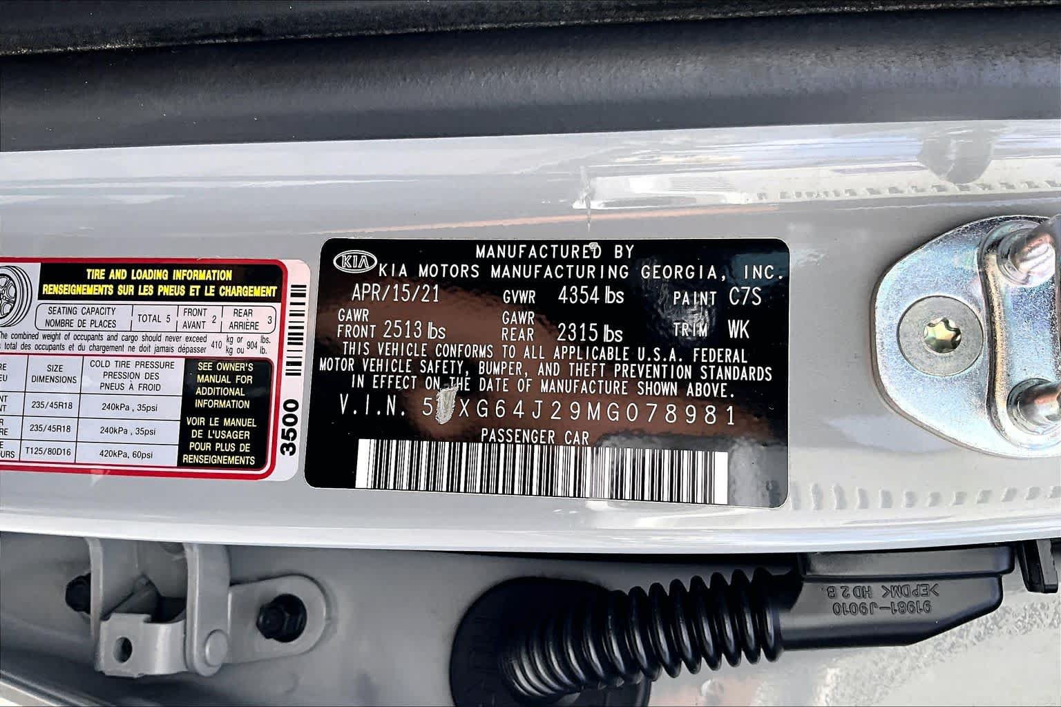 Used 2021 Kia K5 GT-Line FWD image 35