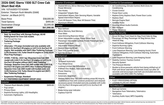 Used 2026 GMC Sierra 1500 SLT image 40