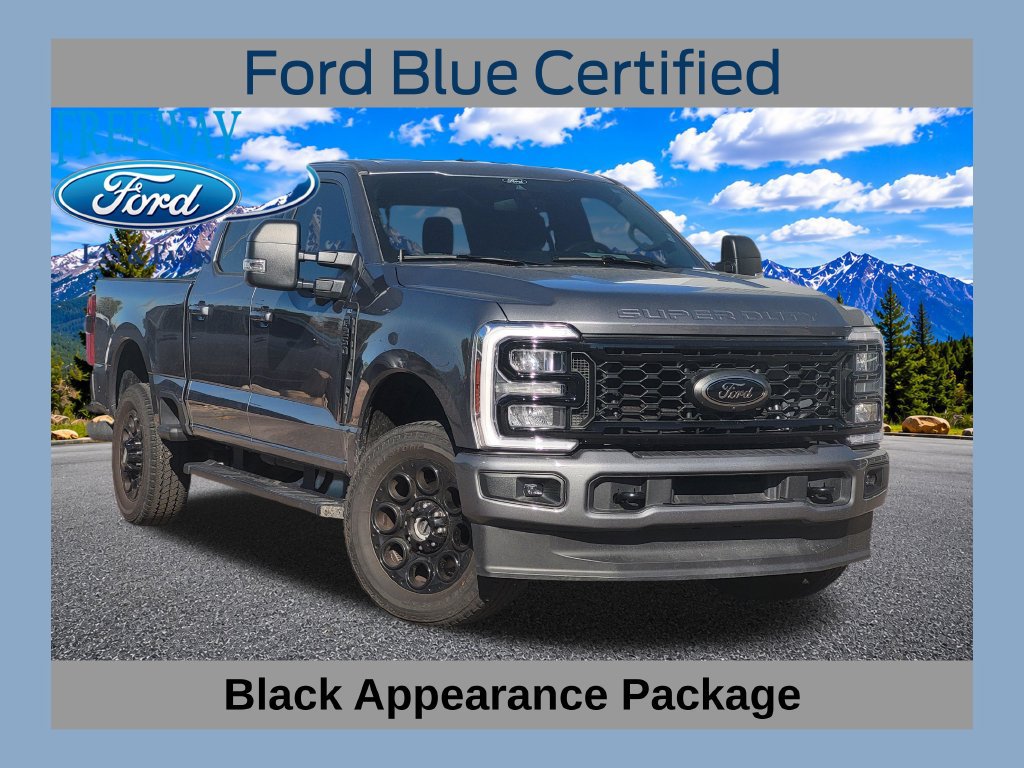 Certified 2025 Ford F250 XLT w/ Black Appearance Package AWD/4WD 360° Tour