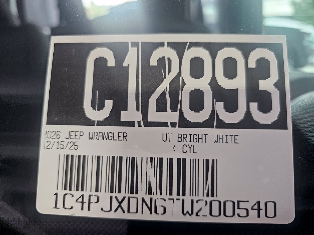 New 2026 Jeep Wrangler Unlimited Sport AWD/4WD image 11