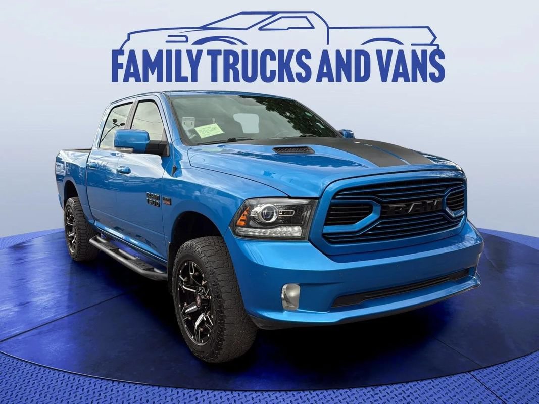 Used 2018 RAM 1500 Sport w/ Hydro Blue Sport Package AWD/4WD image 7