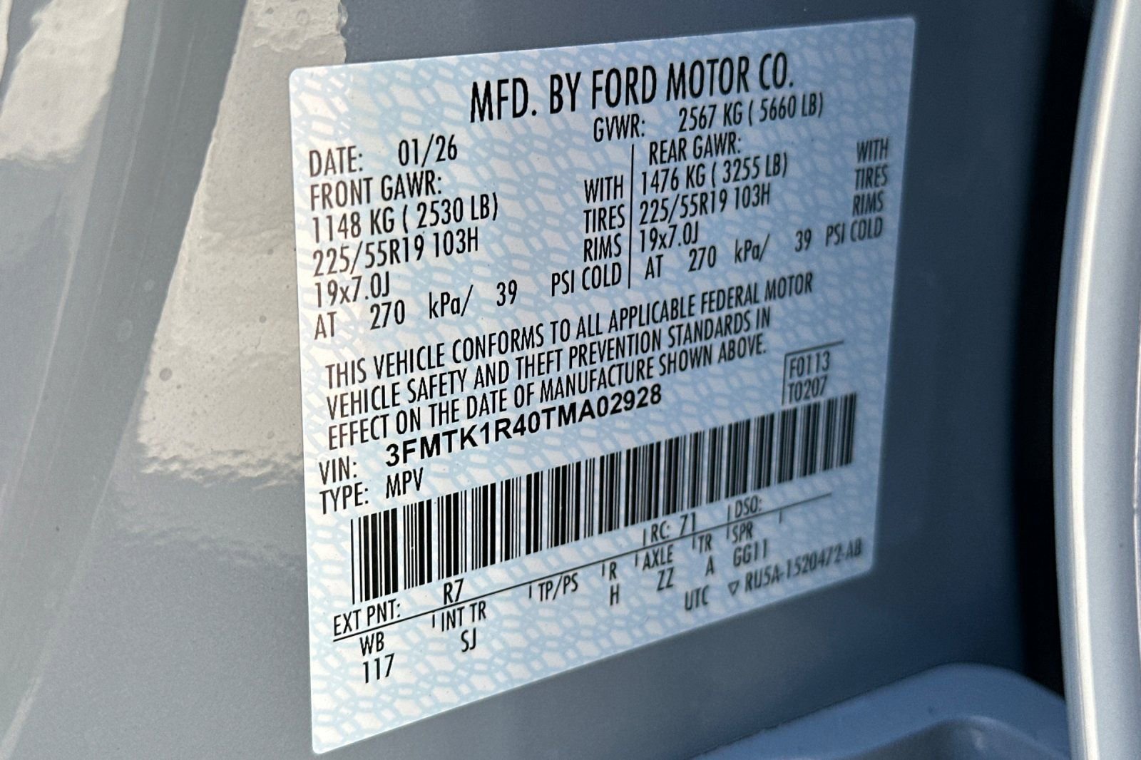 New 2026 Ford Mustang Mach-E Select RWD image 28