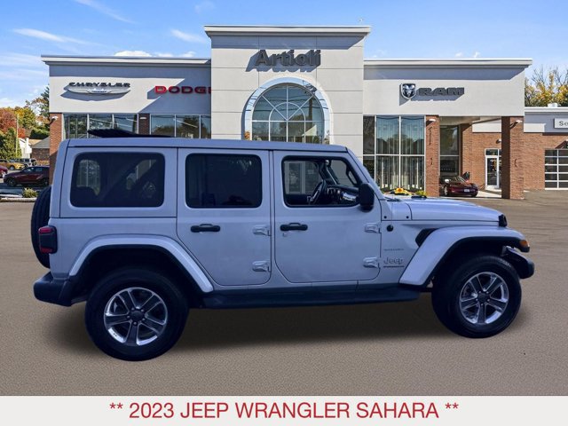 Certified 2023 Jeep Wrangler Unlimited Sahara w/ LED Lighting Group AWD/4WD image 7