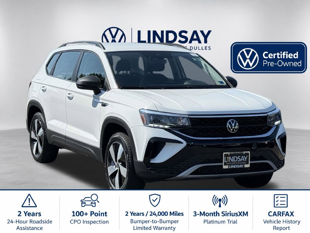 Certified 2024 Volkswagen Taos S AWD/4WD image 1
