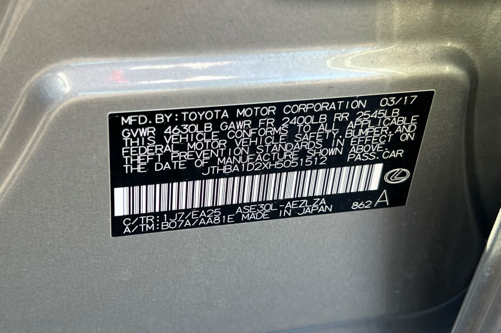 Used 2017 Lexus IS 200t F Sport w/ F Sport Package RWD image 34