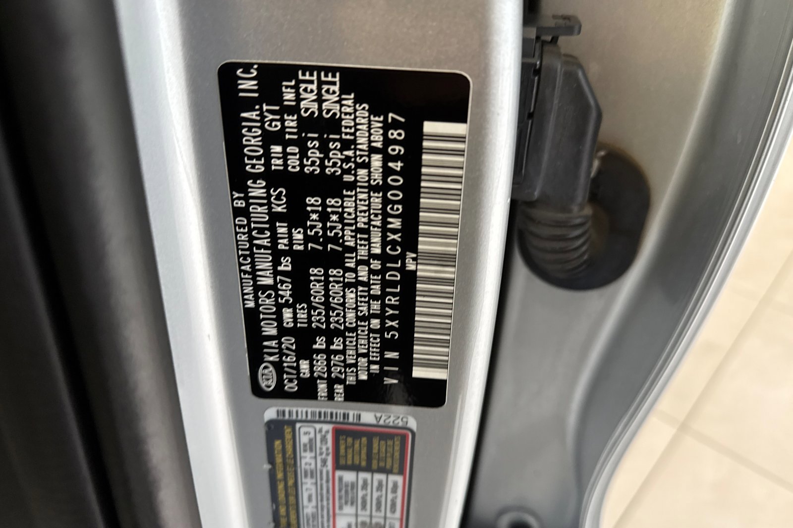 Used 2021 Kia Sorento S w/ Panoramic Sunroof Package image 29