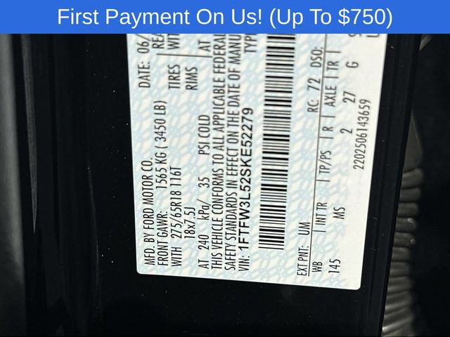 Used 2025 Ford F150 XLT w/ Equipment Group 301A Standard AWD/4WD image 30