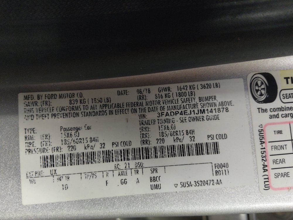 Used 2018 Ford Fiesta SE FWD image 33