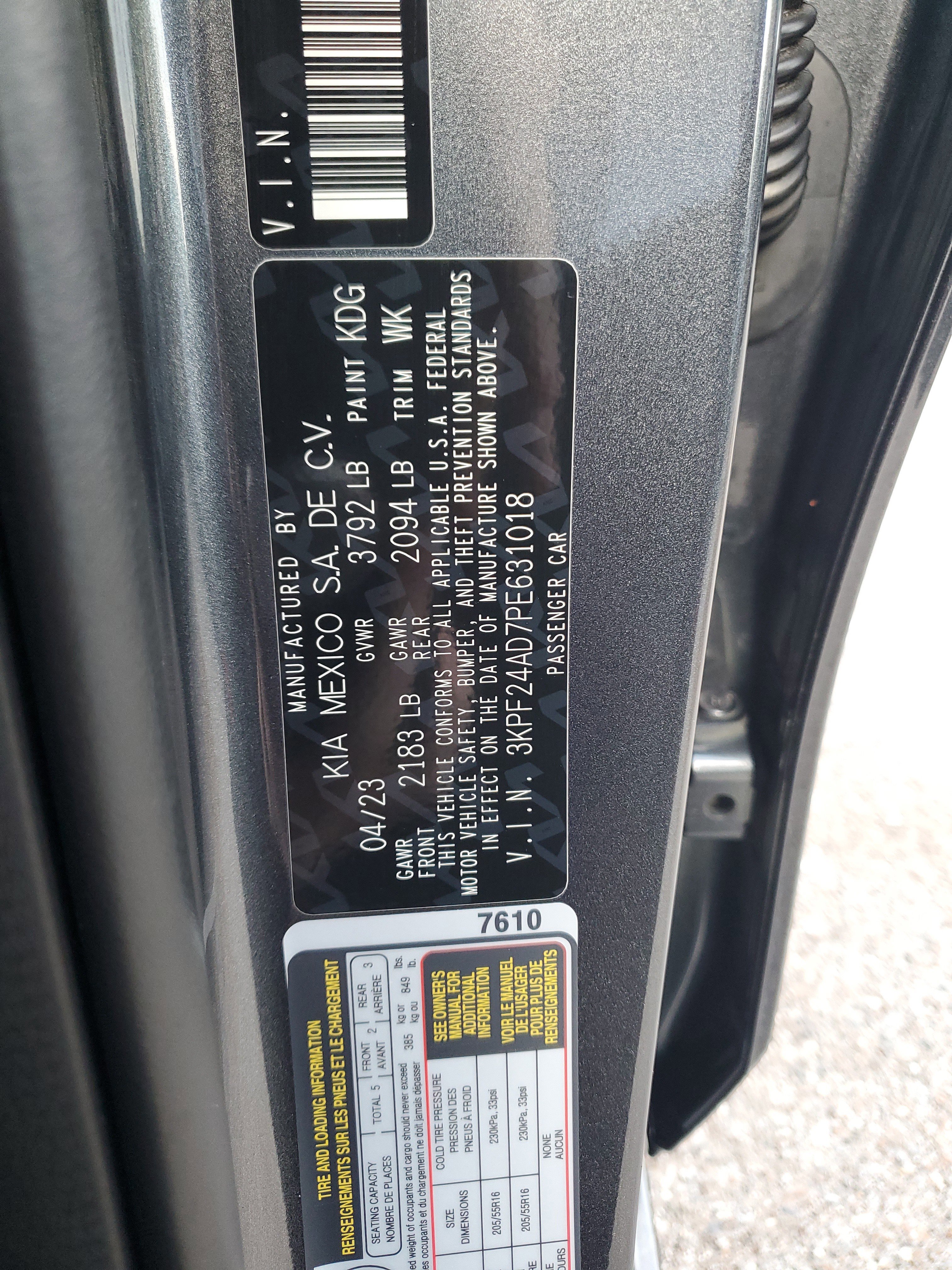 Certified 2023 Kia Forte LXS w/ LXS Technology Package image 31