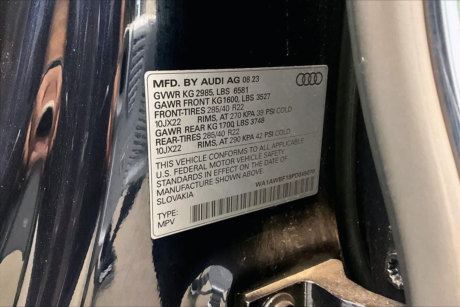 Certified 2023 Audi SQ8 Premium Plus AWD/4WD image 33