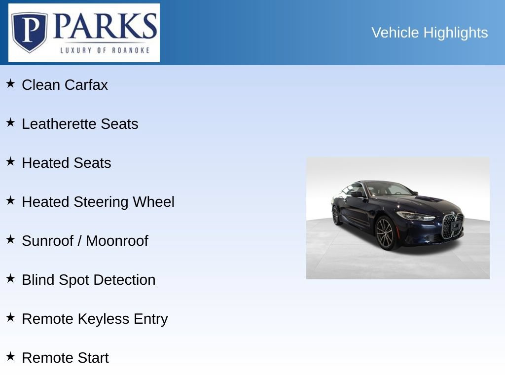 Used 2024 BMW 430i xDrive Coupe w/ Premium Package AWD/4WD image 4