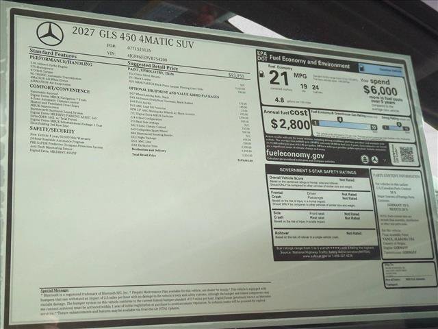 New 2027 Mercedes-Benz GLS 450 4MATIC image 17