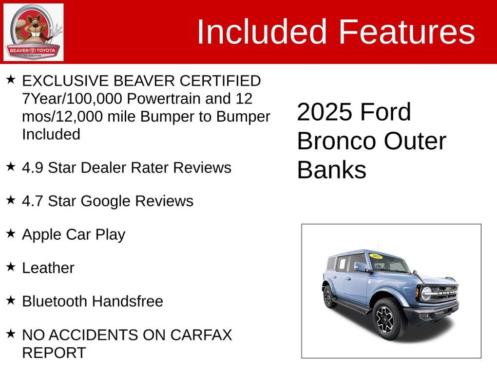Used 2025 Ford Bronco Outer Banks AWD/4WD image 4