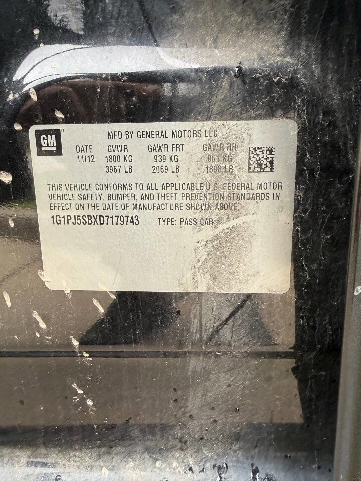 Used 2013 Chevrolet Cruze Eco image 8