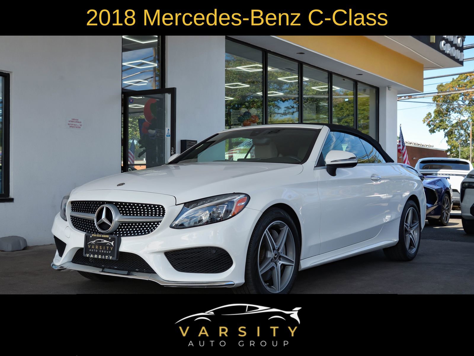 Used 2018 Mercedes-Benz C 300 4MATIC Cabriolet w/ Multimedia Package